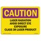 Signmission OSHA RADIATION, Laser Radiation Avoid Direct Eye Exposure, 14in X 10inPlastic, CR-P-1014-L-10139 OS-CR-P-1014-L-10139 - alternate 1